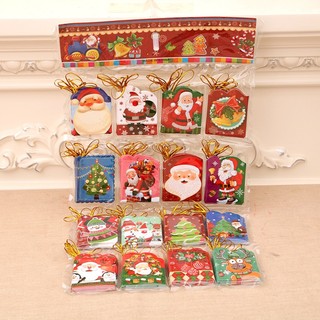 Thiệp Noel, thiệp giáng sinh loại nhỏ dễ thương, card noel -Selenshop