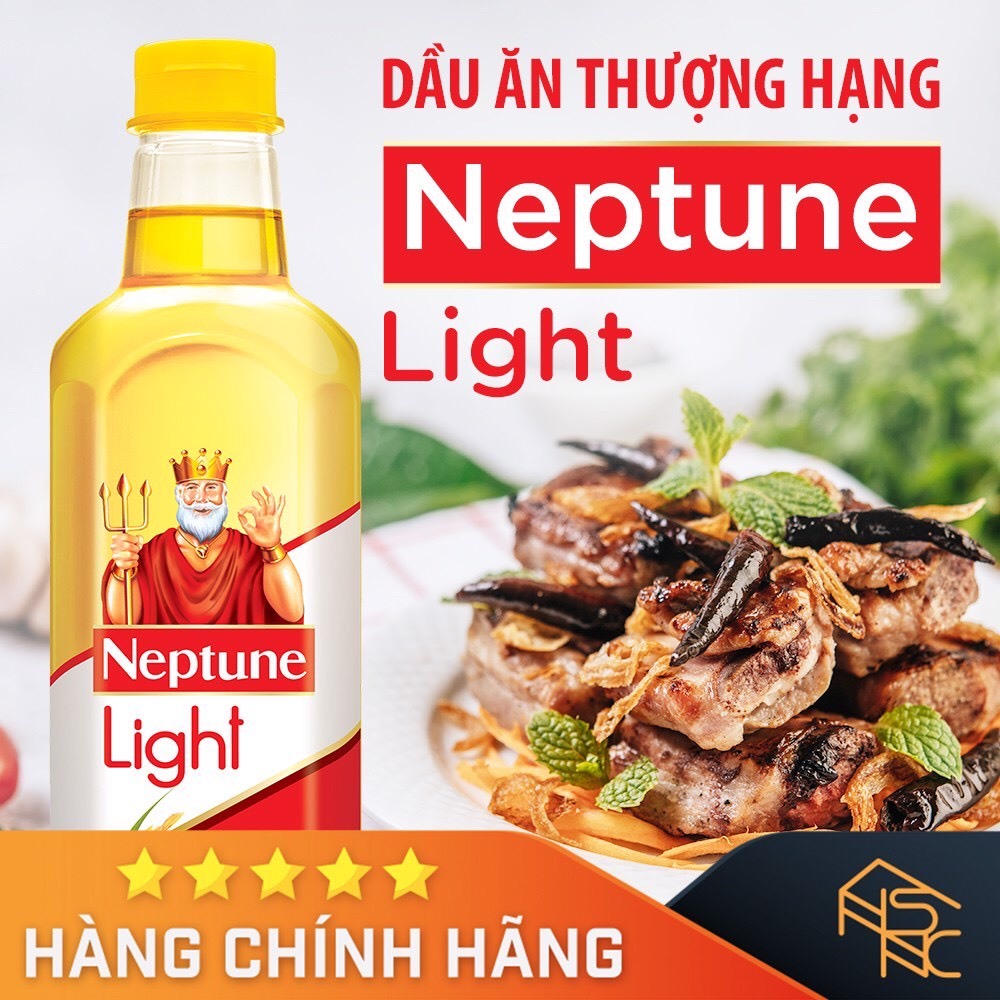 Dầu ăn Neptune Light 1L.[ mẫu mới ]