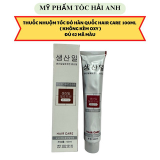 Thuốc nhuộm tóc màu nhuộm tóc đỏ hàn quốc hair care 100ml