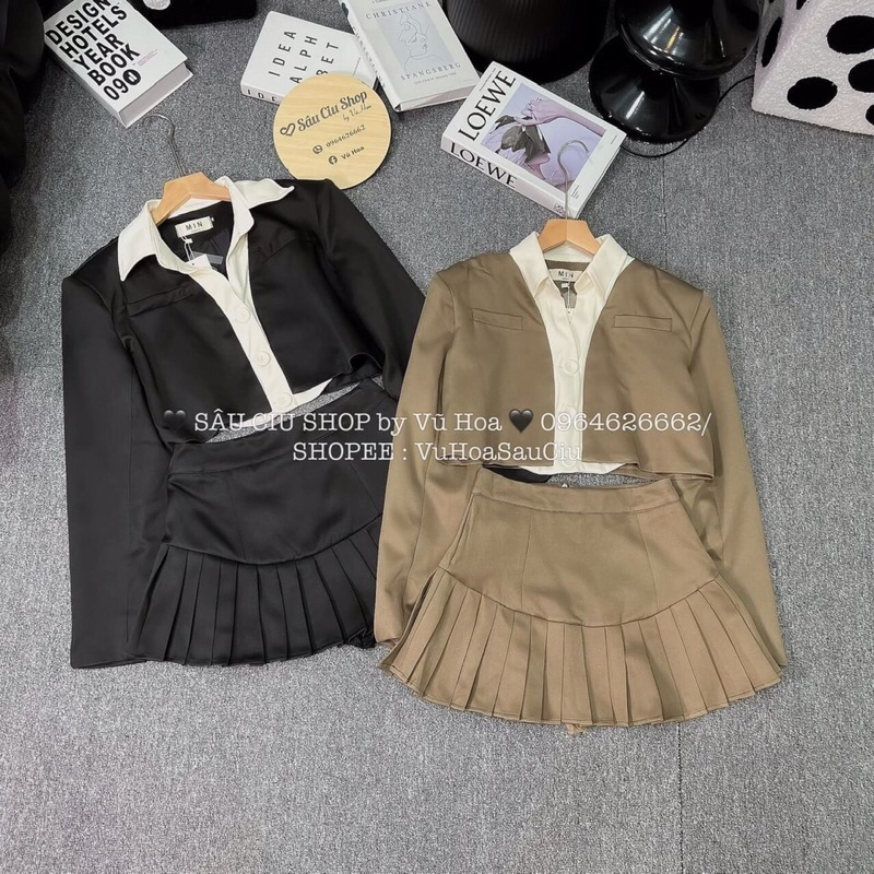 Sét vest váy nữ siêu hot