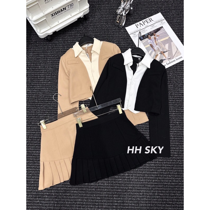 Sét vest váy nữ siêu hot