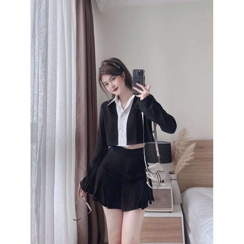 Sét vest váy nữ siêu hot