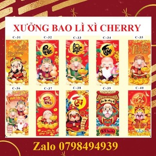 COMBO SỈ 1000 BAO LÌ XÌ TẾT 2024 - RẤT NHIỀU MẪU, HÀNG LOẠI 1 GIẤY C150 DÀY BÓNG ĐẸP