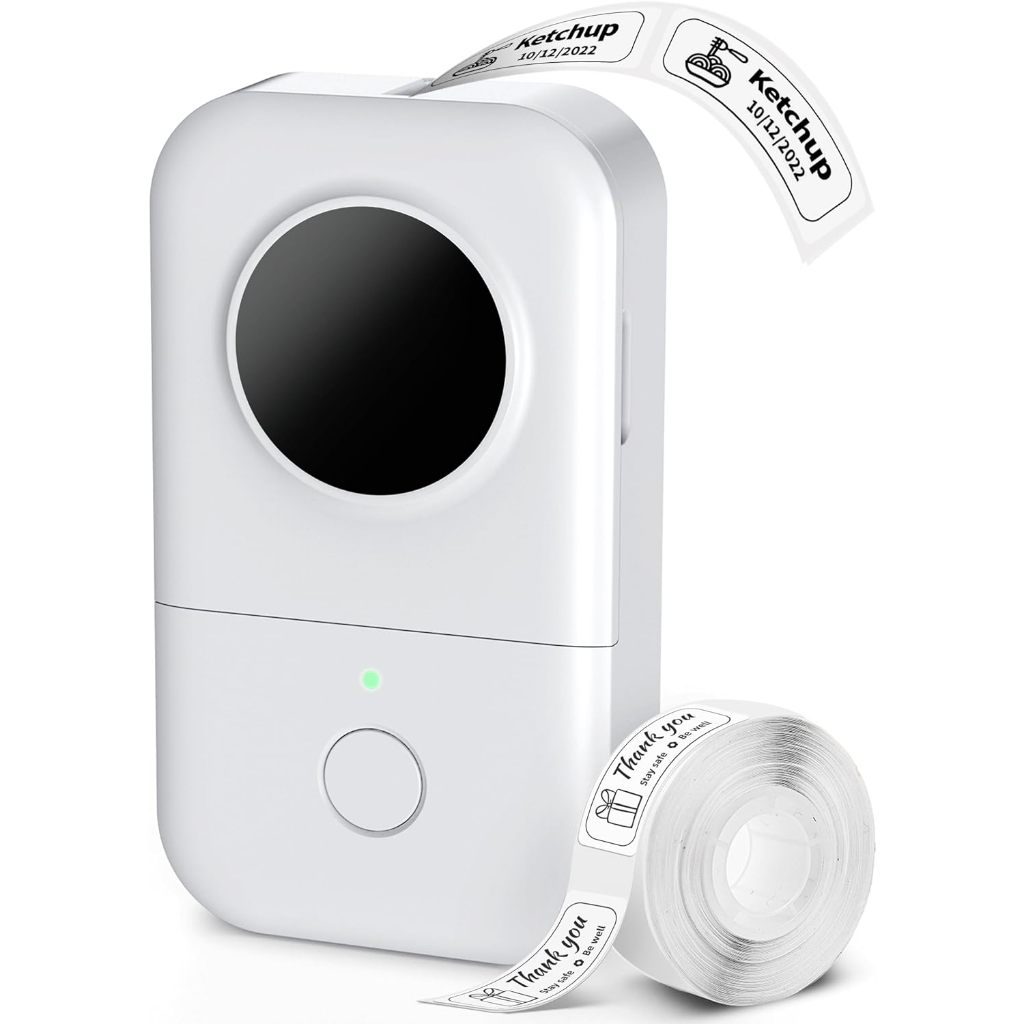 Máy in nhãn di động nhỏ gọn Phomemo D30 Label Printer, Bluetooth Wireless Mini Pocket Smartphone Lab