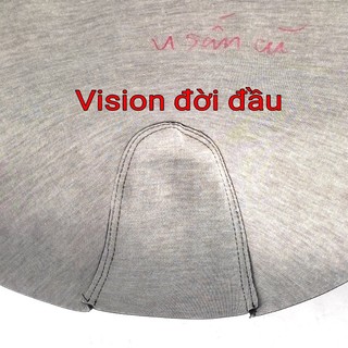 (Không chun, không dây buộc) Vỏ bọc yên xe máy Vision các đời