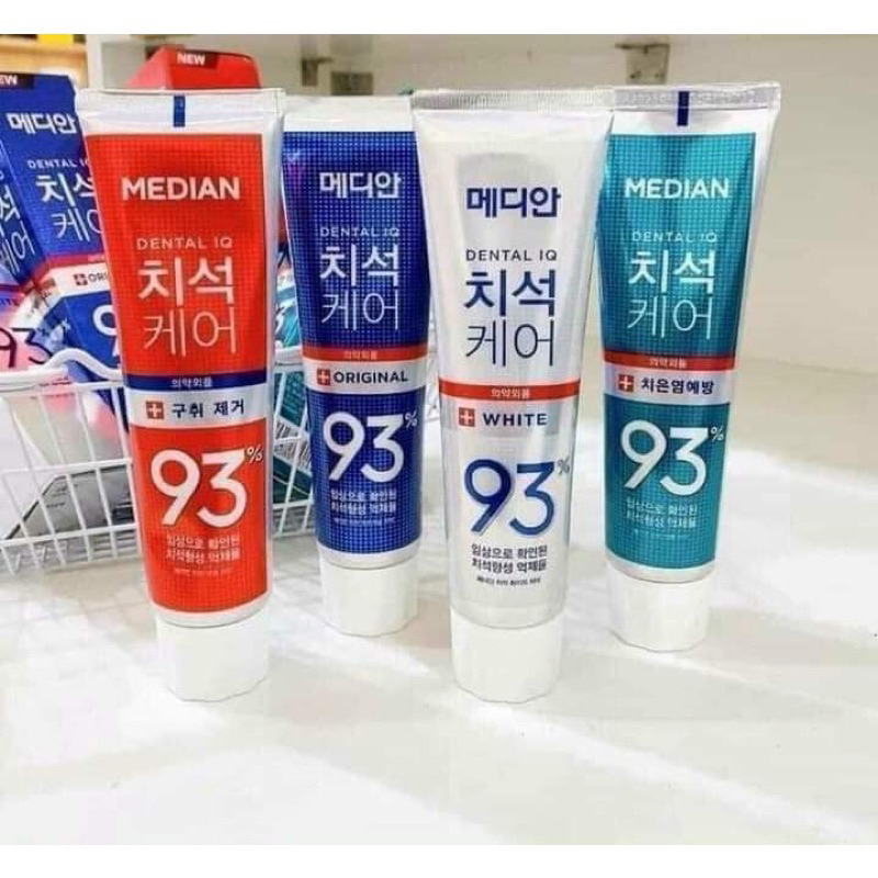 Kem đánh răng Hàn Quốc MEDIAN DENTAL IQ 93% 120g