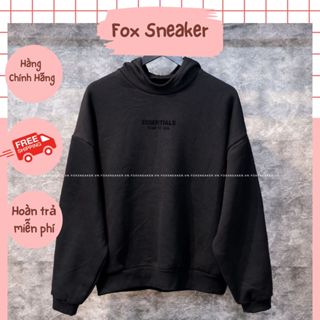 Áo Nỉ Hoodie Essential Fear Of God Black Limo SS2023 Hàng Chính Hãng | Fox Sneaker