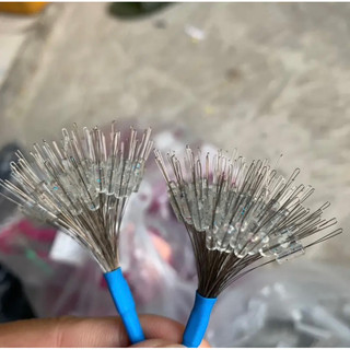 Sét 100 hạt chặn phao silicon, hạt chặn câu cá