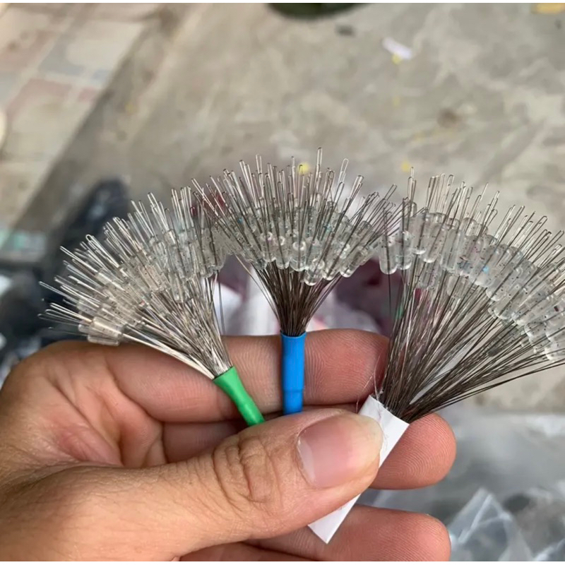 Sét 100 hạt chặn phao silicon, hạt chặn câu cá