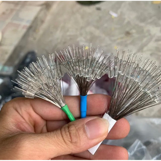 Sét 100 hạt chặn phao silicon, hạt chặn câu cá