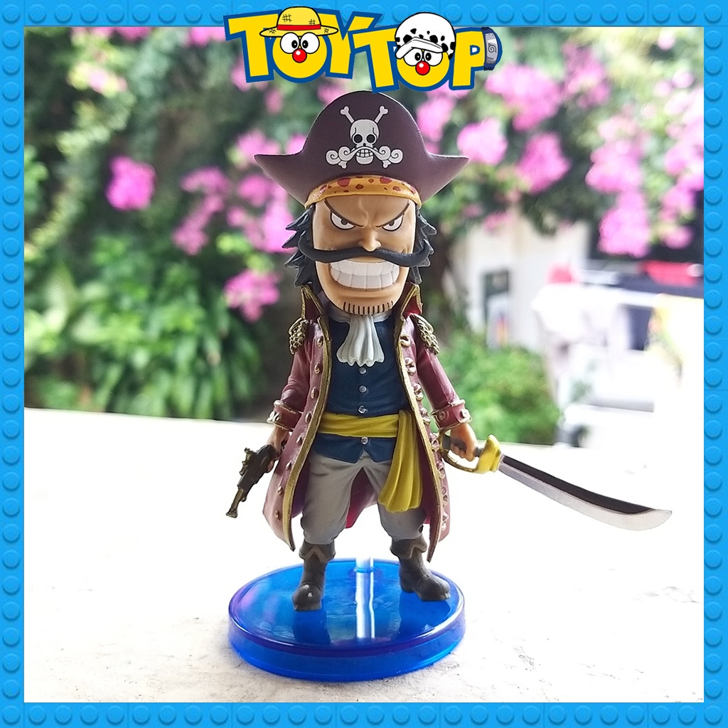 Mô hình One Piece chính hãng WCF Stampede Vol 2 nhân vật Gol D Roger tem vàng