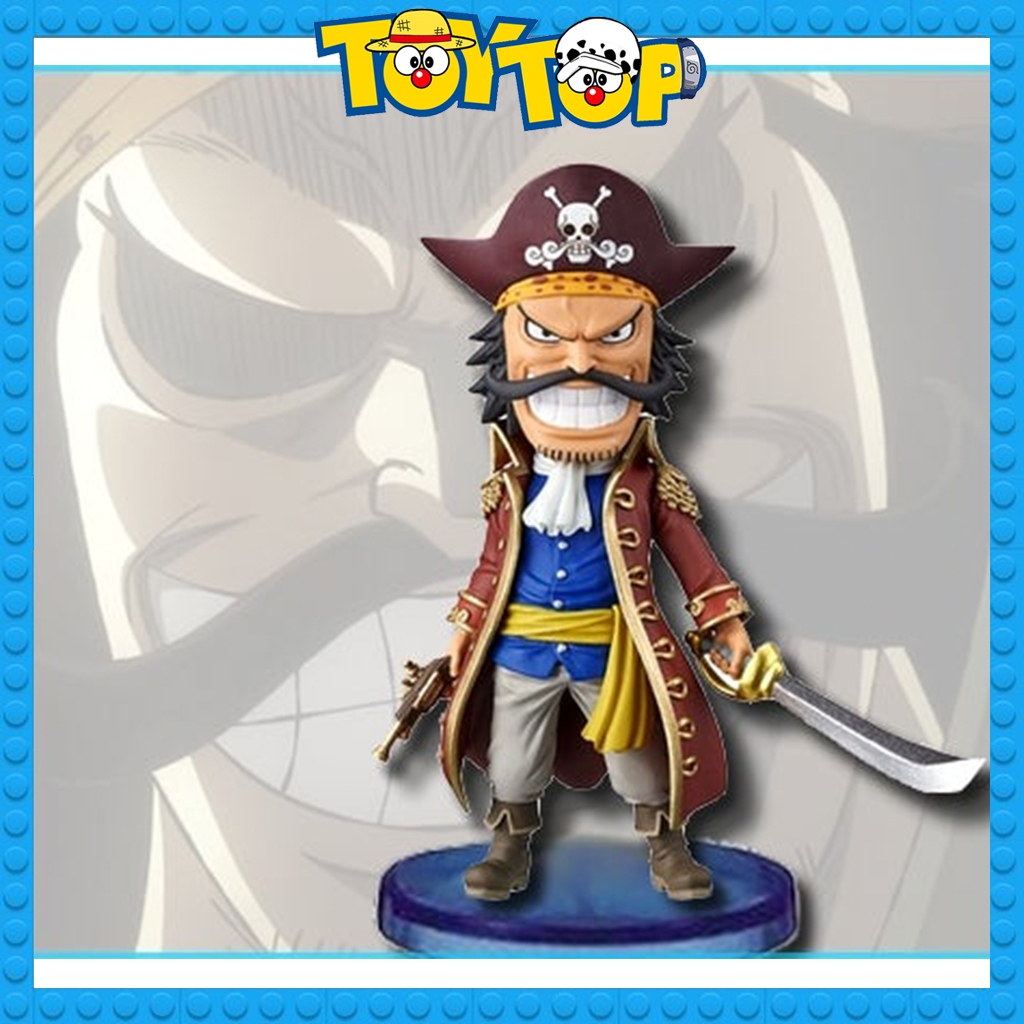 Mô hình One Piece chính hãng WCF Stampede Vol 2 nhân vật Gol D Roger tem vàng