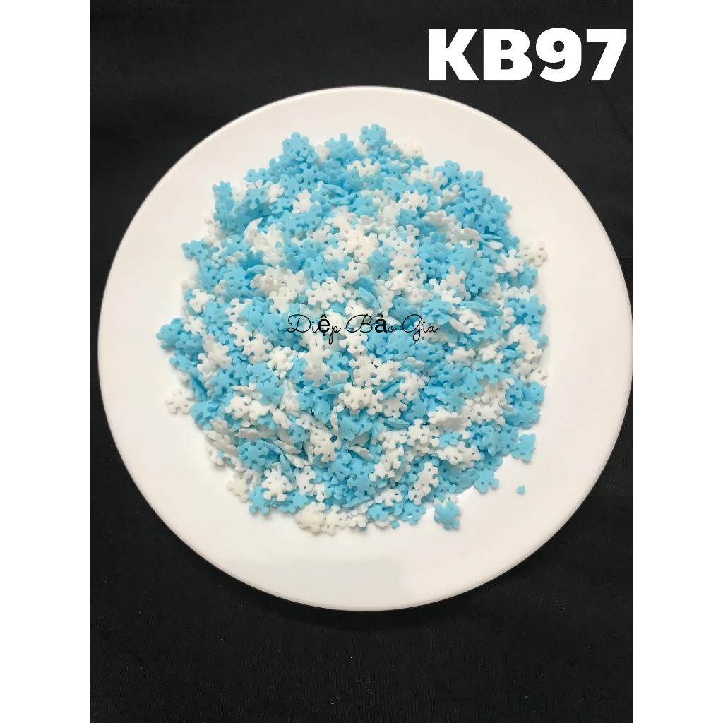 Cốm màu trang trí Giáng sinh, hallowen 10g