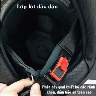 Mũ Bảo Hiểm Fullface AGU(Tặng Túi đựng mũ AGU)