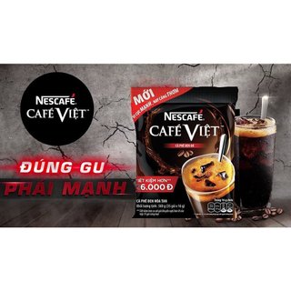 Cà phê hòa tan NESCAFÉ CAFÉ VIỆT Cà Phê Đen Đá (túi 35 gói x16g)