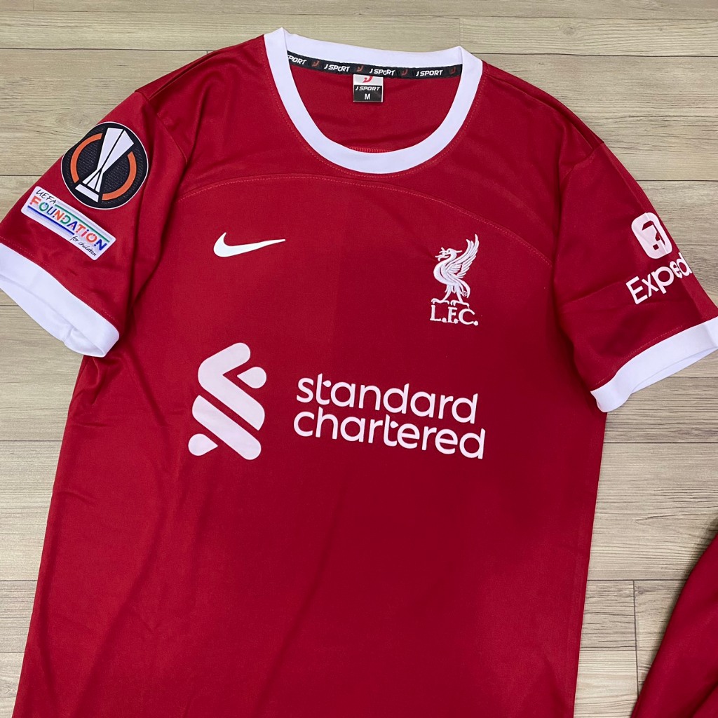 Bộ quần áo bóng đá Liverpool cup C2 in tên M. SALAH số 11