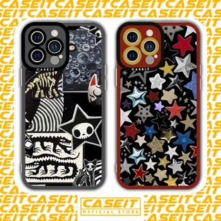 Ốp lưng iphone cạnh vuông Caseit Ốp y2k nền sao cute aesthetic art x/11/12/13/14/pro/max/plus/promax