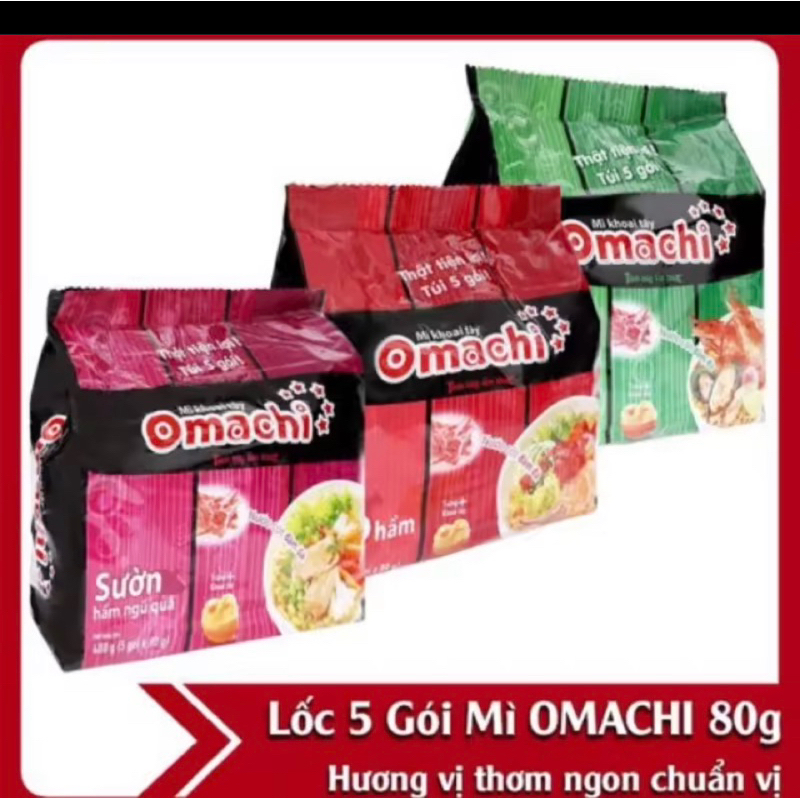 Mì omachi đủ loại