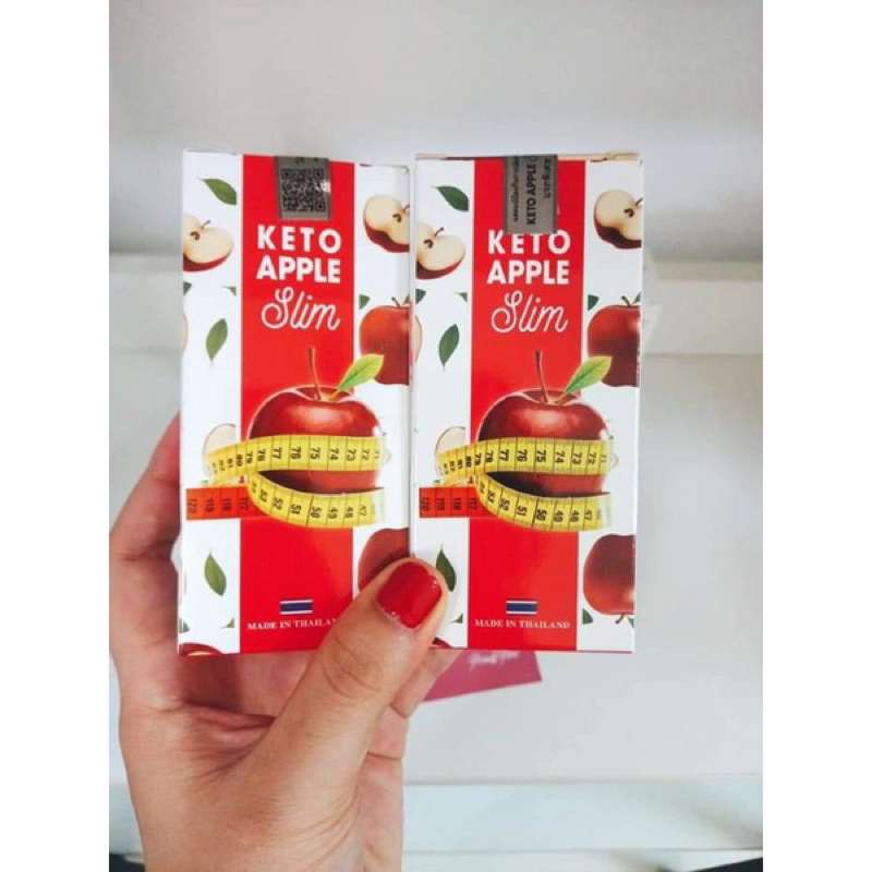 Giảm Cân Keto Apple Slim Hộp 30 viên Hàng chuẩn Thái Không Tác Dụng Phụ