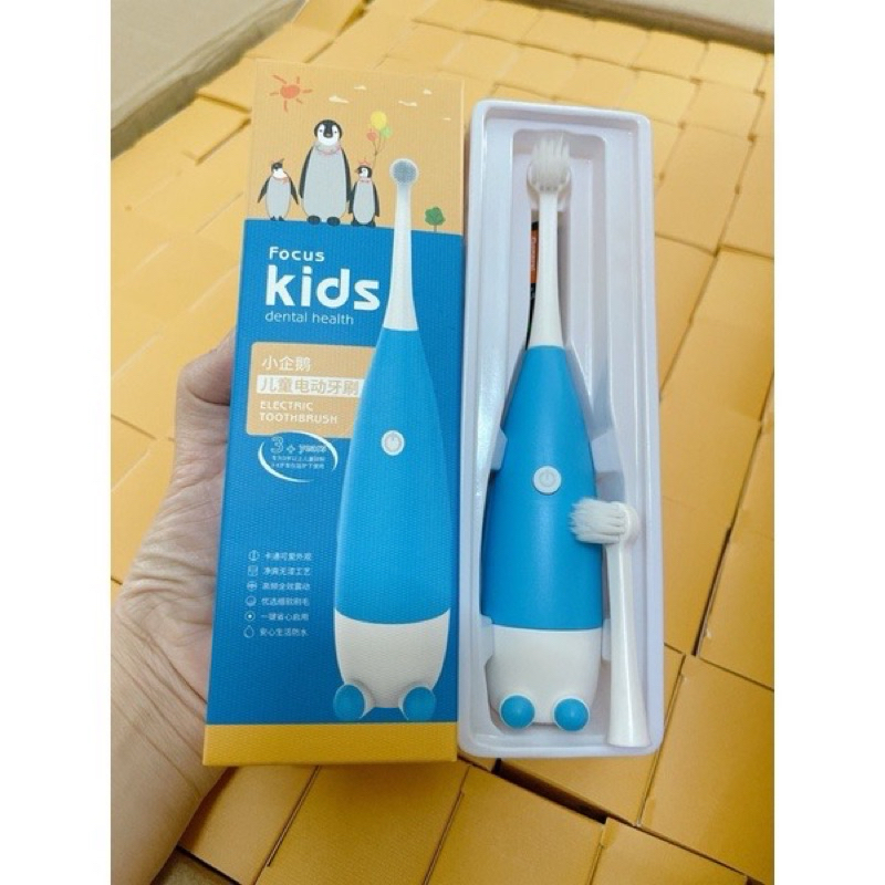 Bàn chải đánh răng điện trẻ em cho bé 3-10 tuổi