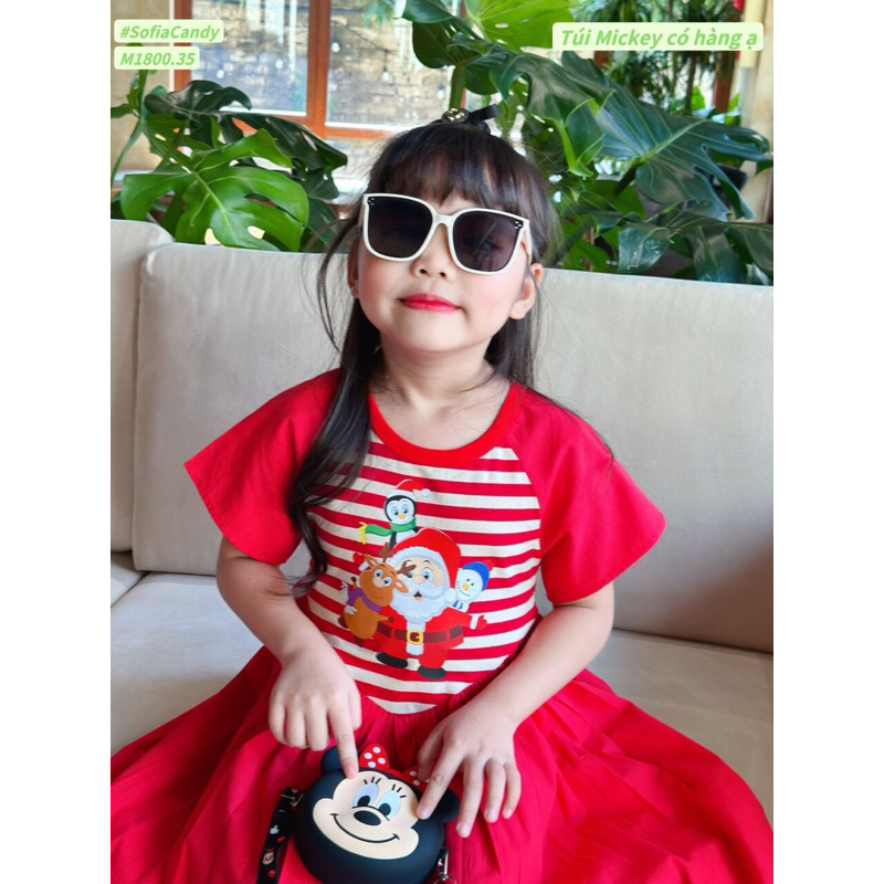 Đầm Noel bé gái 8-35kg siêu đẹp, váy noen bé gái siêu Đẹp