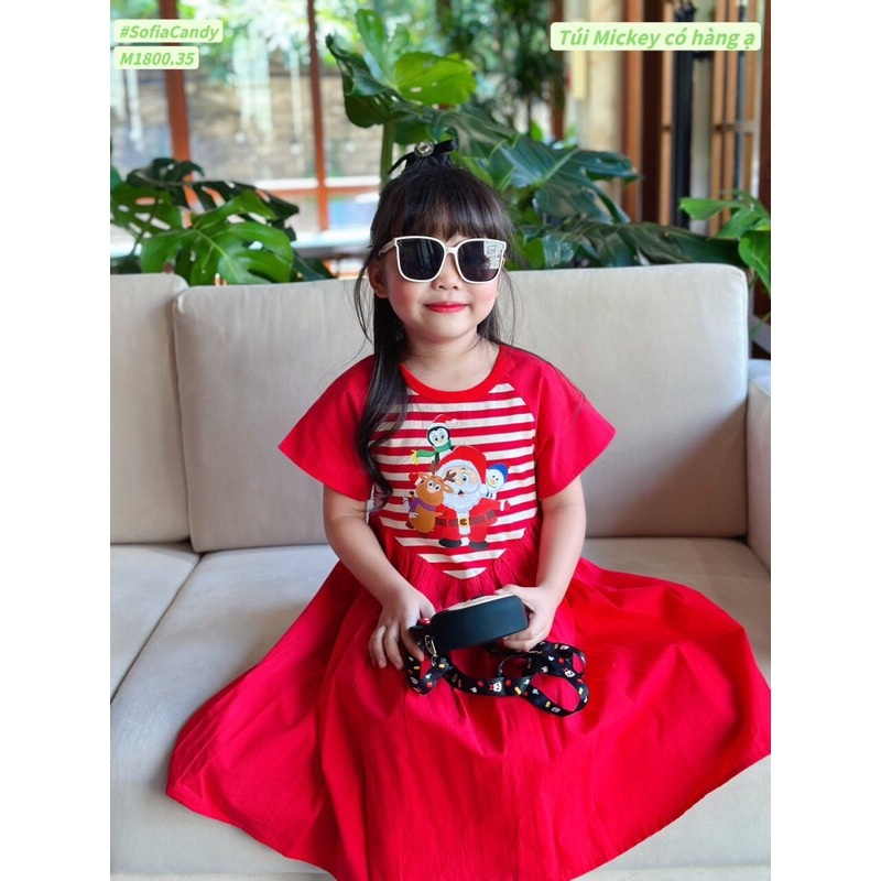 Đầm Noel bé gái 8-35kg siêu đẹp, váy noen bé gái siêu Đẹp