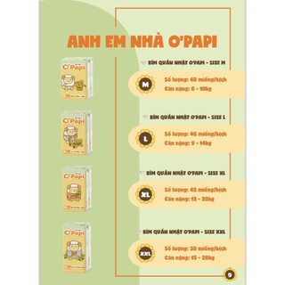 Bỉm Opapi Baby Nhật Bản