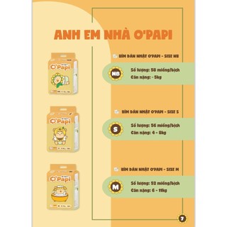 Bỉm Opapi Baby Nhật Bản