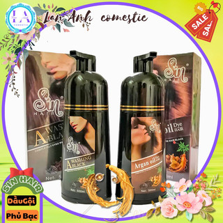 Gội phủ bạc SIN HAIR chính hãng Công nghệ Nhật Bản phủ bạc đen phủ bạc nâu chỉ sau 1 lần gội mẫu mới nhất có kèm lược