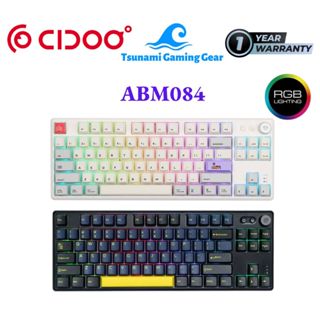 Bàn phím cơ Cidoo ABM084 Triple mode (Bluetooth/ USB Type C/ Wireless)