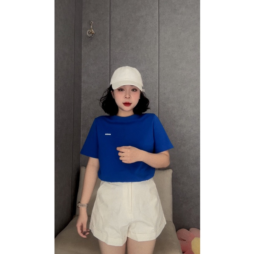 Áo Thun Nữ Babytee HIADA Cổ Tròn Vải Cotton Thoáng Mát