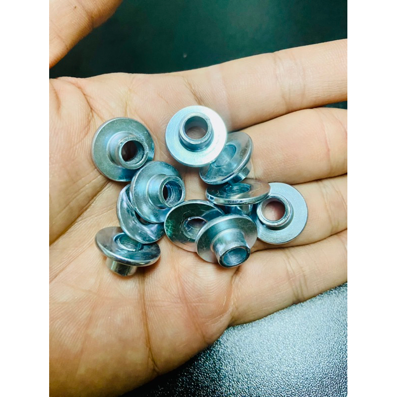 Ắc Ốp Che Pô 6x18,5 vòng đệm cao su chống sốc, giảm áp lực cho xe mô tô, xe máy Honda-Yamaha-Suzuki-Kawasaki