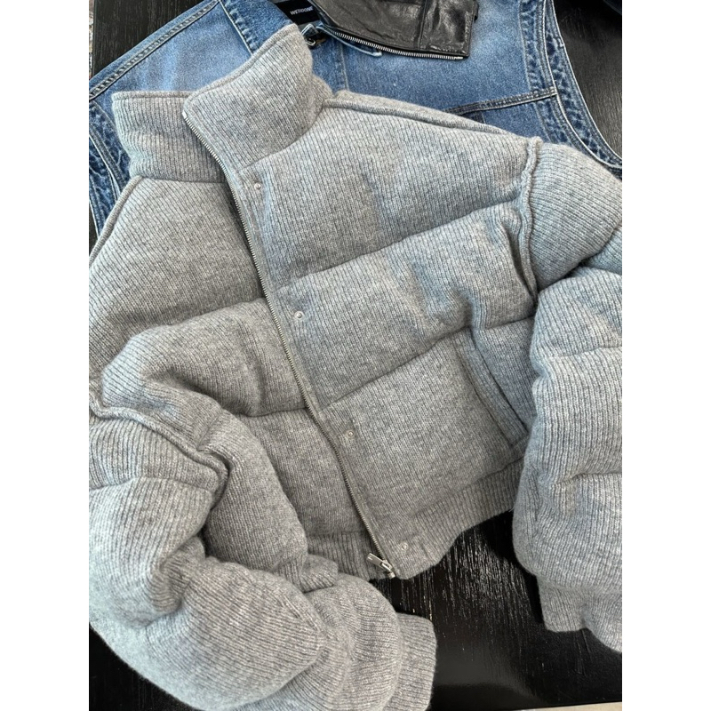 Áo Khoac Cotton Pha Len Phong Cách Han Quốc