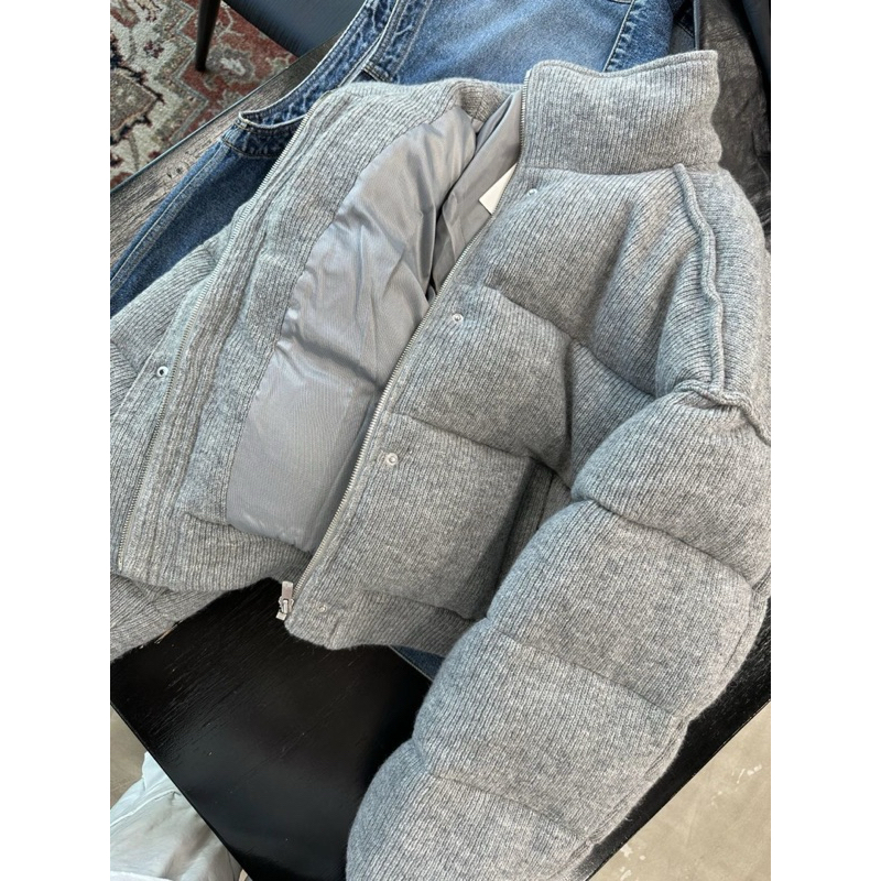 Áo Khoac Cotton Pha Len Phong Cách Han Quốc