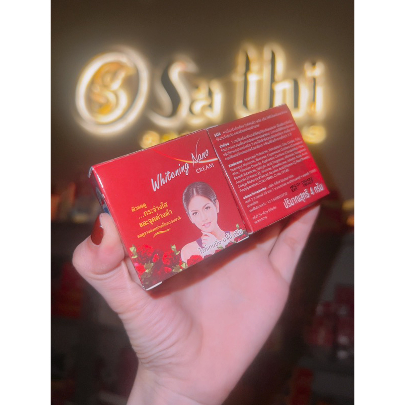 kem trắng da nano white giảm mụn - thâm