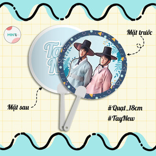 Quạt tròn cầm tay TayNew couple 18cm