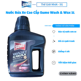 Nước rửa xe cao cấp sumo wash & wax 1l