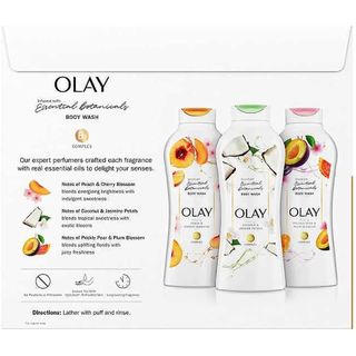 Sữa tắm dưỡng âm olay essential botanicals body wash 700ml - nội địa mỹ