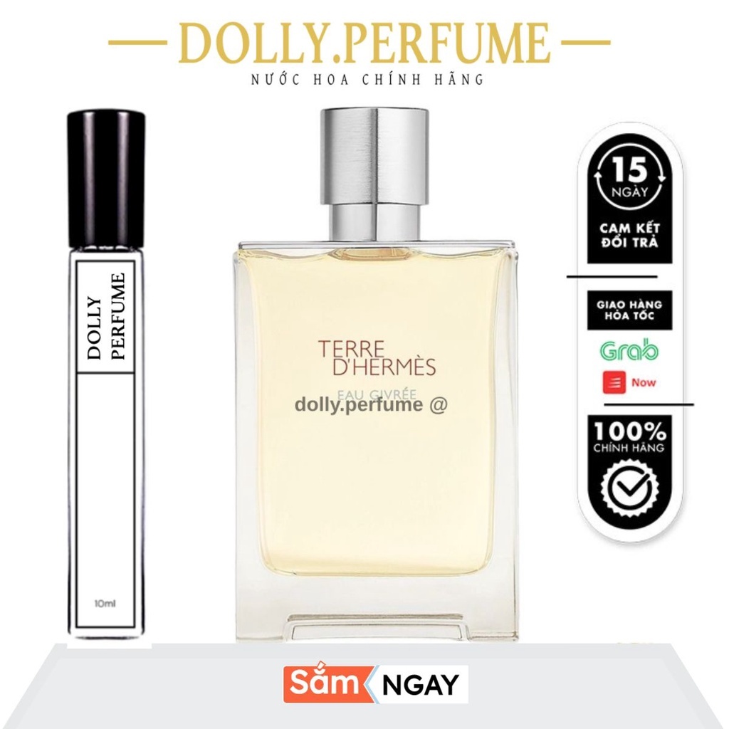 Tester Nước hoa nam Hemes Terre D'Hemes Eau Givree EDP Chính Hãng