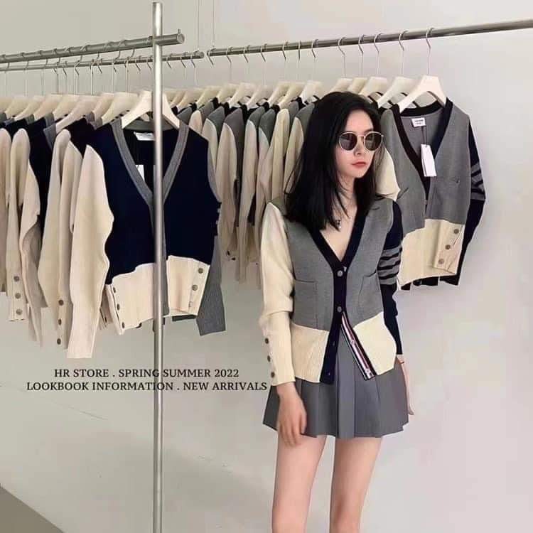 Áo Khoác, Áo Cardigan Thom Xám Be Chất Len Tăm Cao Cấp, Chất Len Dệt Kim Cao Cấp Hàng Quảng Châu Nam Nữ