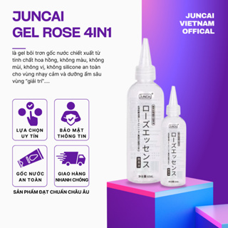 Gel bôi trơn JUNCAI Rose gốc nước tinh chất hoa hồng dưỡng ẩm và se khít