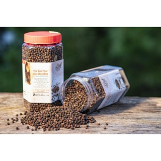 Hạt Tiêu đen nguyên hạt , hộp 500g, Tiêu được trồng chăm sóc theo chuẩn hữu cơ 100% tại Đak Song, Đak Nông