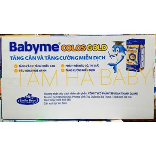 Thùng sữa bột pha sẵn Babyme colos gold  (48 hộp x 110ml )