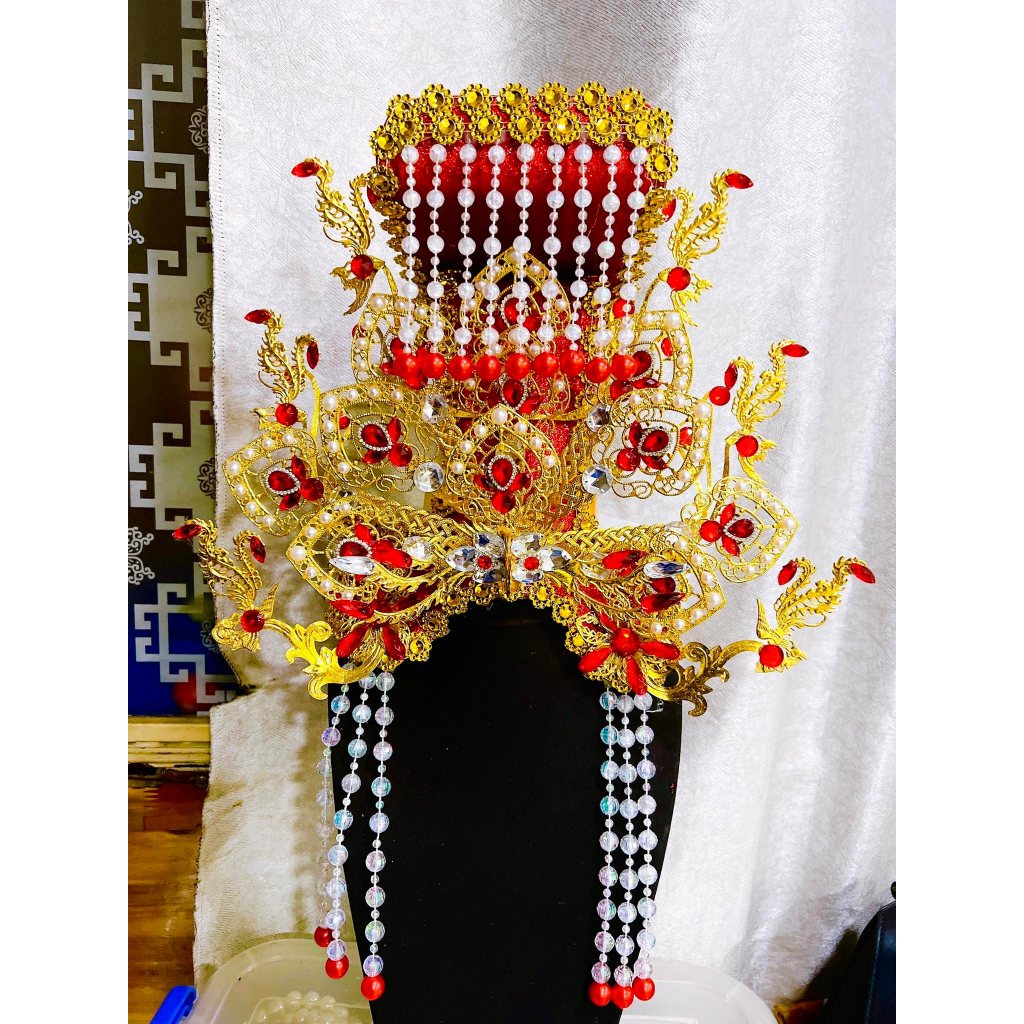 CX01 - BỘ ÁO MÃO BÀ CHÚA XỨ THÁNH MẪU 50CM