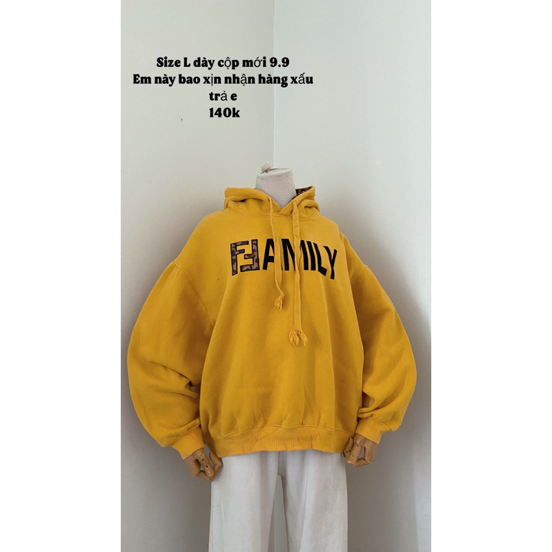 Áo nỏ hoodie tay phồng