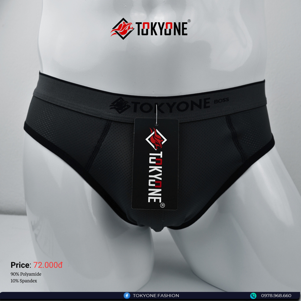 Quần Lót Nam Thông Hơi TOKYONE, thoáng khí, thấm hút mồ hôi, kháng khuẩn vượt trội.