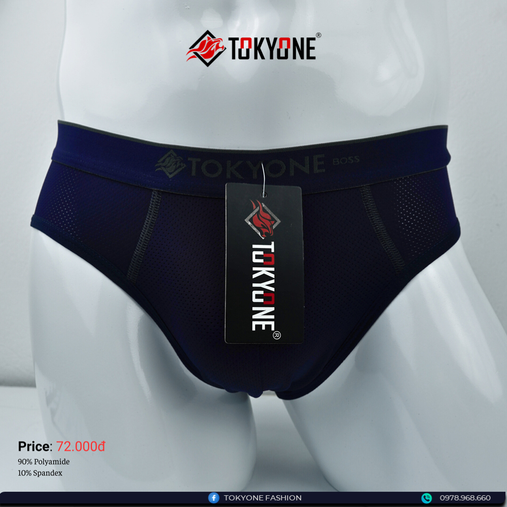 Quần Lót Nam Thông Hơi TOKYONE, thoáng khí, thấm hút mồ hôi, kháng khuẩn vượt trội.