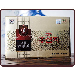 Trà hồng sâm hàn quốc hộp 100 gói x 3gr/gói hsd 2025