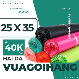 Túi gói hàng niêm phong 25x35 có sẵn keo dán tự dính cuộn 1kg giấ tốt - Vuagoihang
