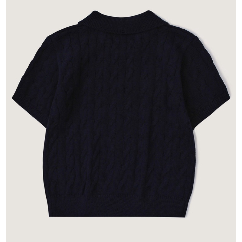 Áo len polo kéo khoá Whoau chính hãng